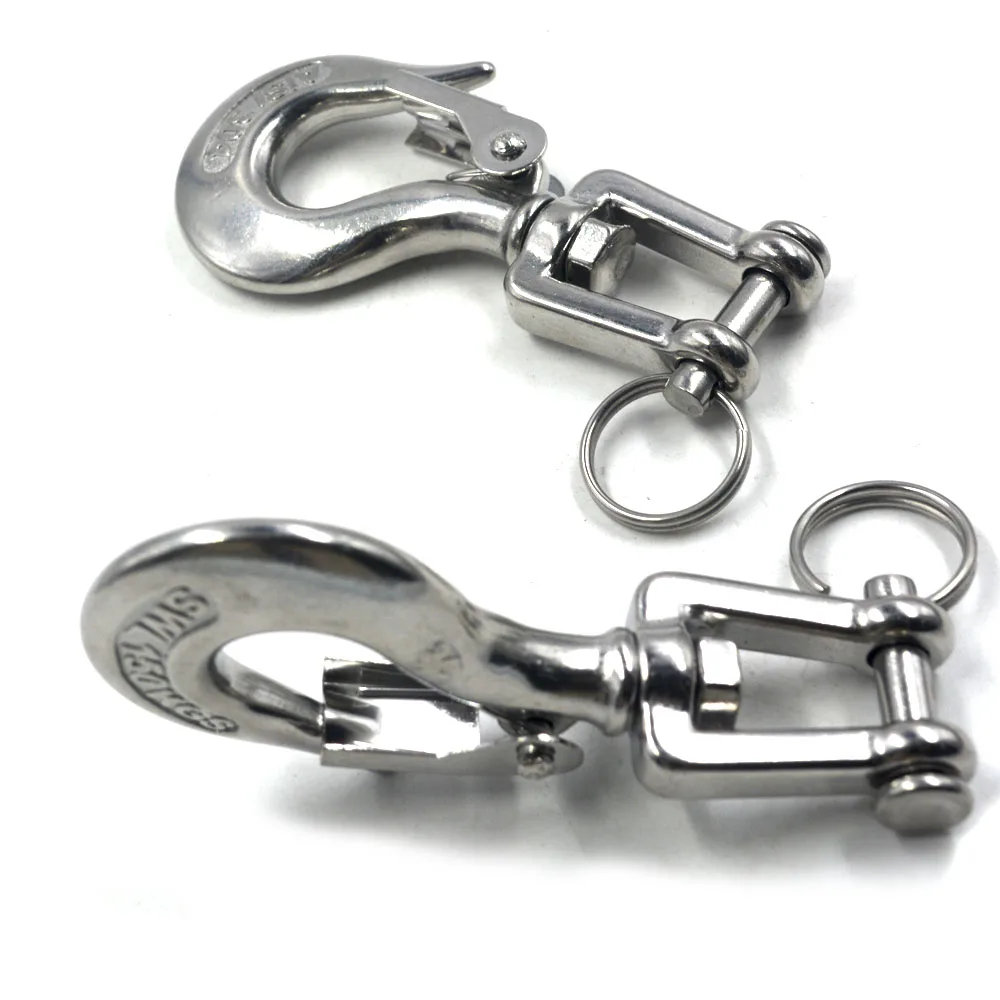 5 шт. серебро 304 нержавеющая сталь американский тип триггера клевид Поворотный