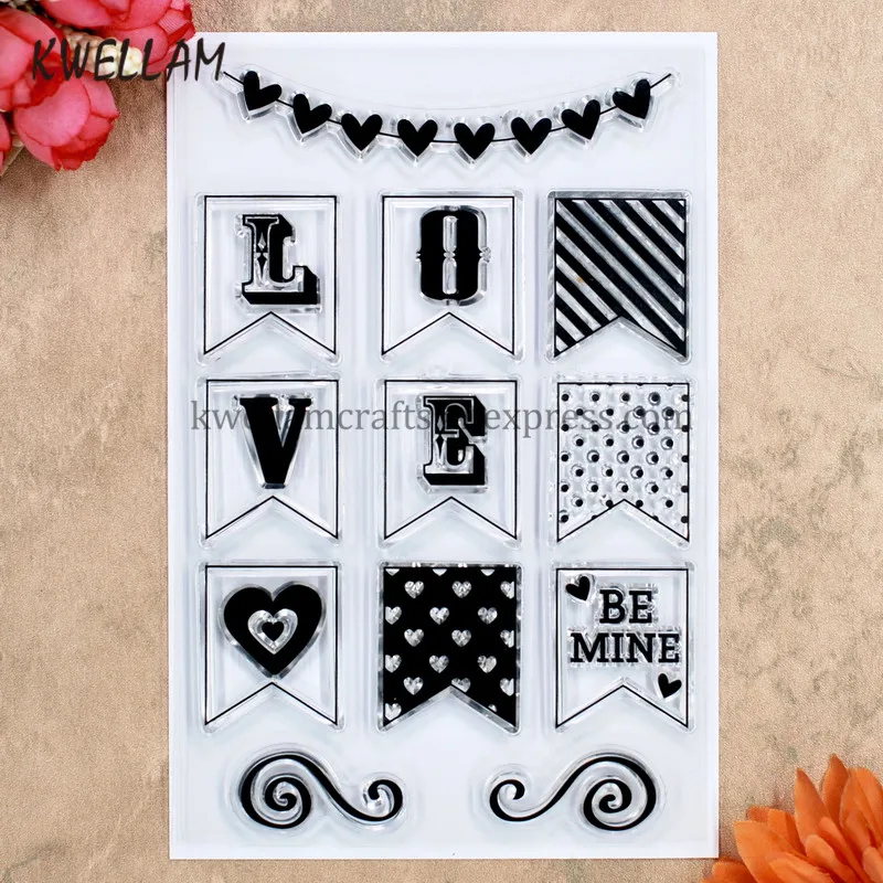 Альбом для скрапбукинга с надписью LOVE Heart BE MINE 10x14 5 см KW8031501 | Дом и сад