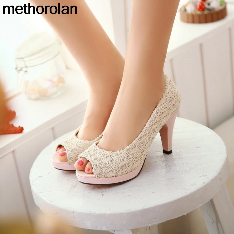 Изящная водонепроницаемая обувь на высоком каблуке с бантом удобная прочная