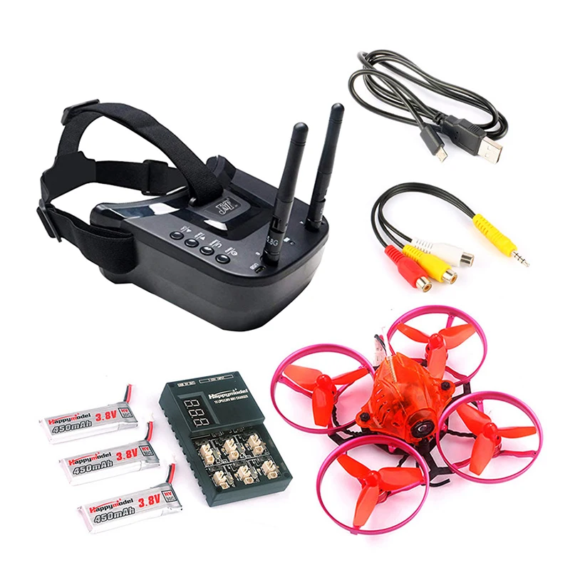 JMT Snapper7 BNF Bwhoop бесщеточный Racer Drone крошечный 75 мм FPV 700TVL HD камера VTX двойная антенна 5,8G Видео очки для Frsky RX