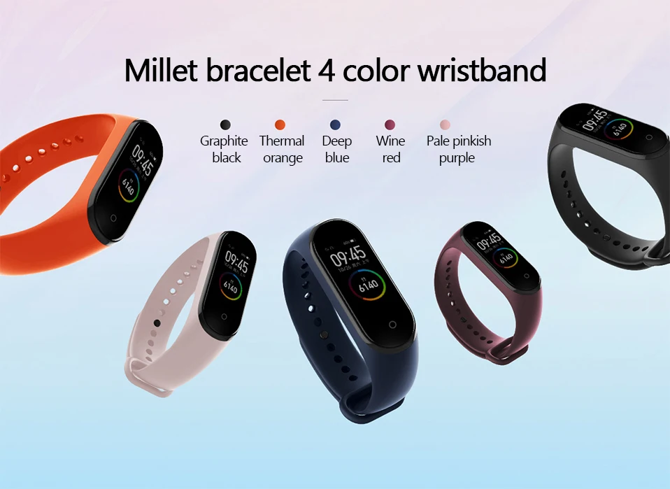 Xiao mi Band 4 ремешок сменный силиконовый браслет Xiao mi Band 4 mi Band 4 mi Band 4 розовый ремешок на запястье для Xiao mi