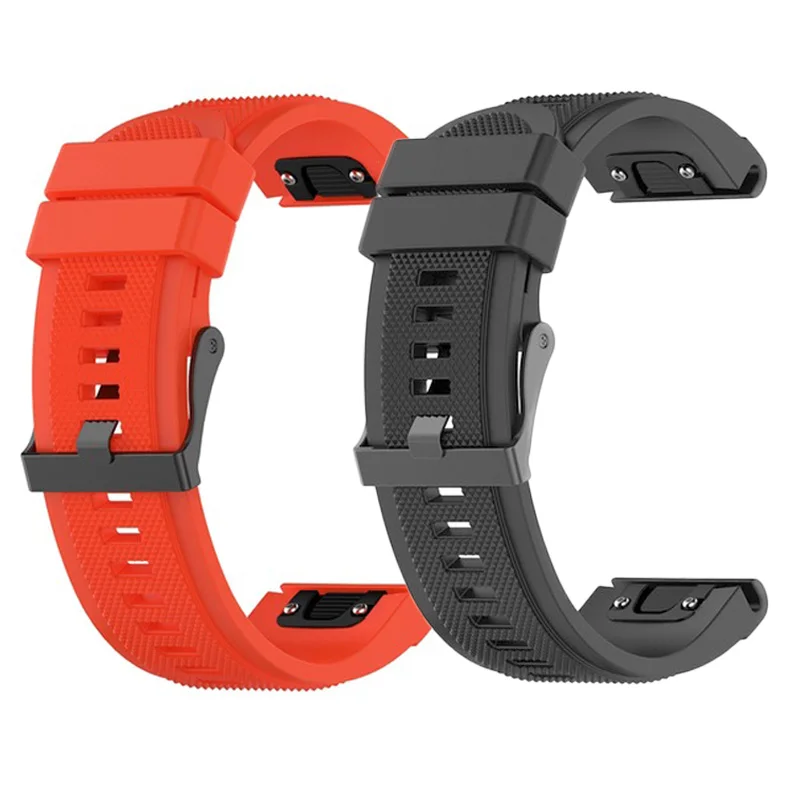 Ремешок силиконовый для наручных часов быстросъемный браслет Garmin Fenix 5X 5 5S Plus 3 3HR