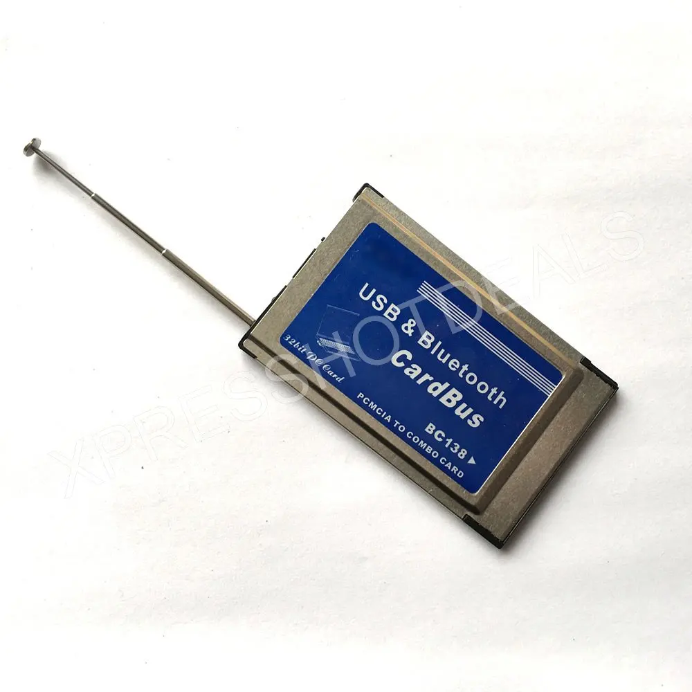 Скрытая внутри USB 2.0 + Bluetooth Беспроводной для PCMCIA PC Card CardBus адаптер | Компьютеры и