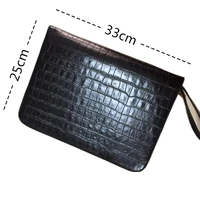 48 fountain pen new arrival top quality black crocodile pattern color fountain pen roller pencil case holder fit for