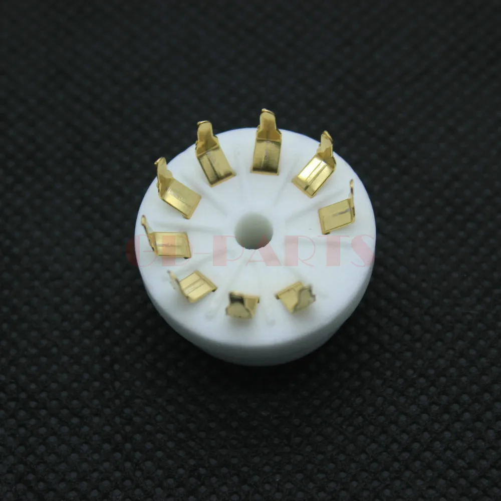 GD PARTS позолоченная 9pin B9A керамическая трубка основание клапана для 12AX7 ECC83 6DJ8 5670 6922
