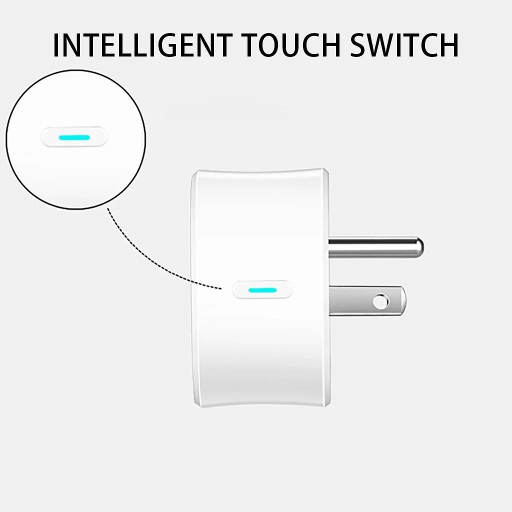 Умная Wi-Fi розетка с переключателем для дома Amazon Alexa/google электрическая 10 А 1000-2400 Вт