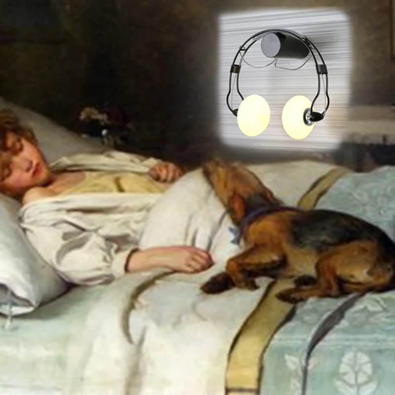 Американский кантри креативный Железный светодиодный настенный светильник