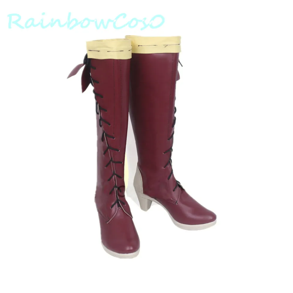 Violet Evergarden Cattleya Baudelaire Cosplay Shoes Boots Game Anime Halloween RainbowCos0