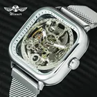 Победитель официальные мужские часы Топ бренд класса люкс автоматические механические часы для мужчин Скелет циферблат хип-хоп наручные часы Relogio Masculino