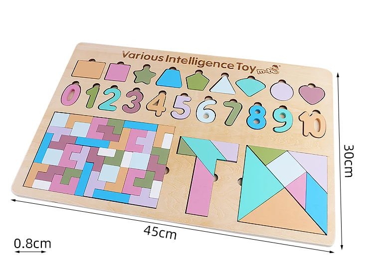 Деревянные игрушки, тренировка мозга, деревянная головоломка Tangram, доска, головоломка, игрушки для дошкольников, интеллектуальная игрушка, развивающие игрушки для детей, подарок