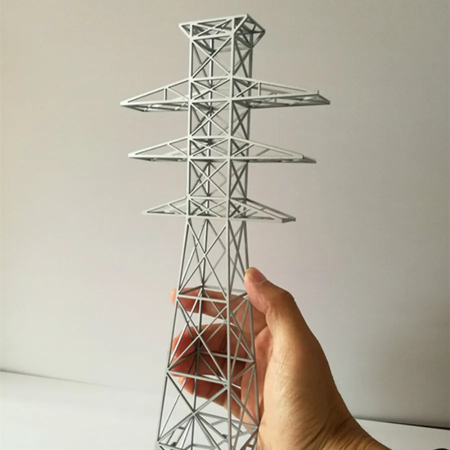 30cm Sand Tray Model Material Scene High Voltage Electric Tower Transmission Finished Product | Игрушки и хобби
