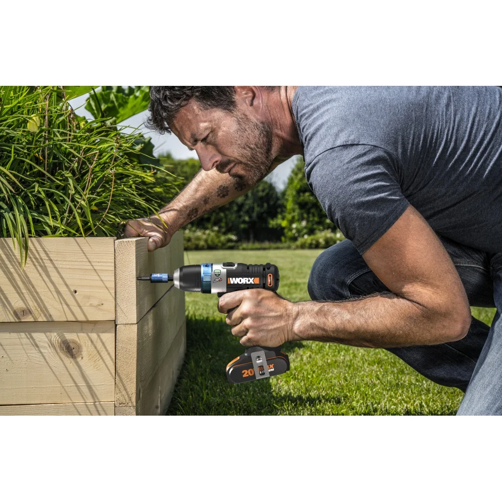 Electric Screwdriver WORX WX178 Power tool Screwdrivers Drill rechargeable repair household | Инструменты
