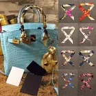 Тонкие галстуки, обернутые сумки, шарфы-ручки, маленькая лента, декоративная сумка с шарфом, женский шарф, ленты для волос