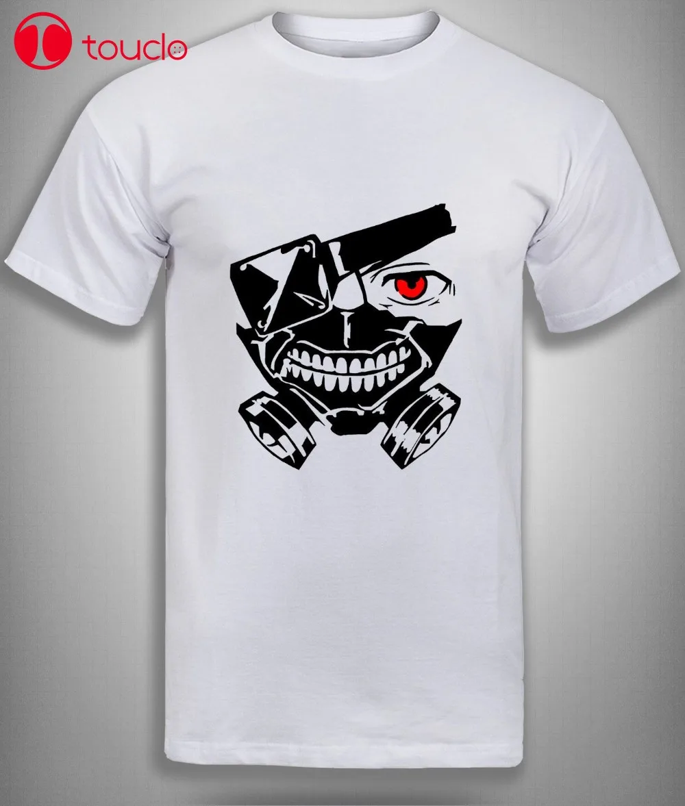 2019 Hot Sale Tokyo Ghoul T-Shirt Red Eyed Ken Kaneki Mask Anime Manga Top Unisex Hoodies | Мужская одежда