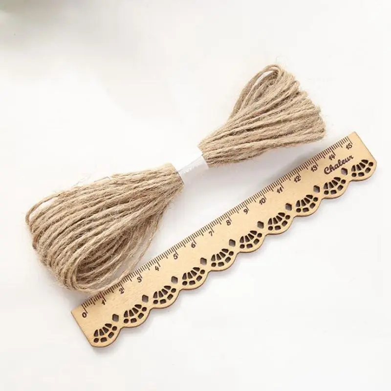 2mm 10yards Colorful Jute Rope Natural Label Cards String Gift Package Ribbon DIY Hemp Craft Supplier Scrapbook Wedding Decors | Дом и сад