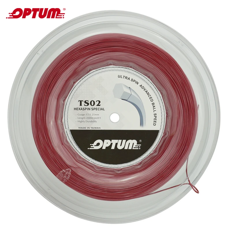 Особая Шестигранная теннисная нить OPTUM HEXRASPIN 1 25 мм полиэфирная ракетка с верхним