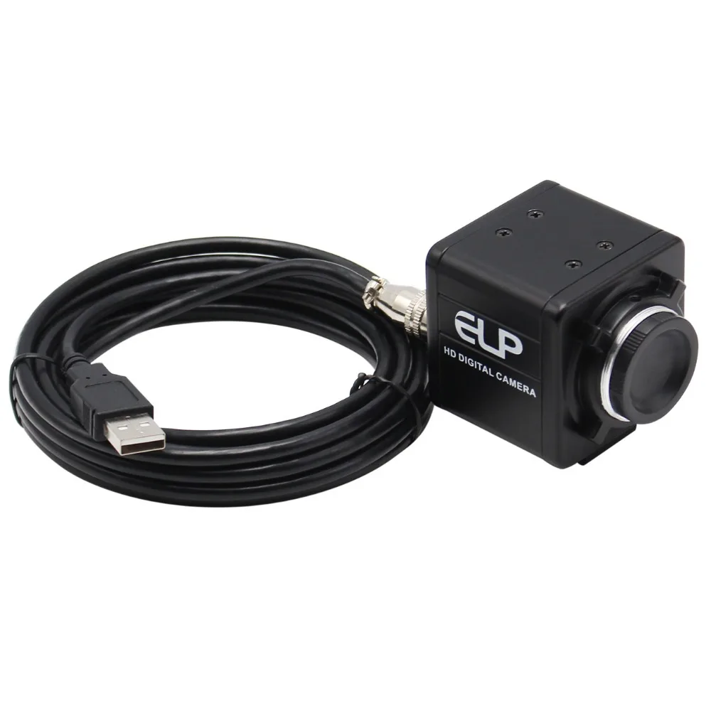 8,0 мегапиксельная 3264X2448 sony IMX179 cctv-камеры с USB ручным переменным фокусным расстоянием CS Объектив мини металлический USB промышленная камера наблюдения USB