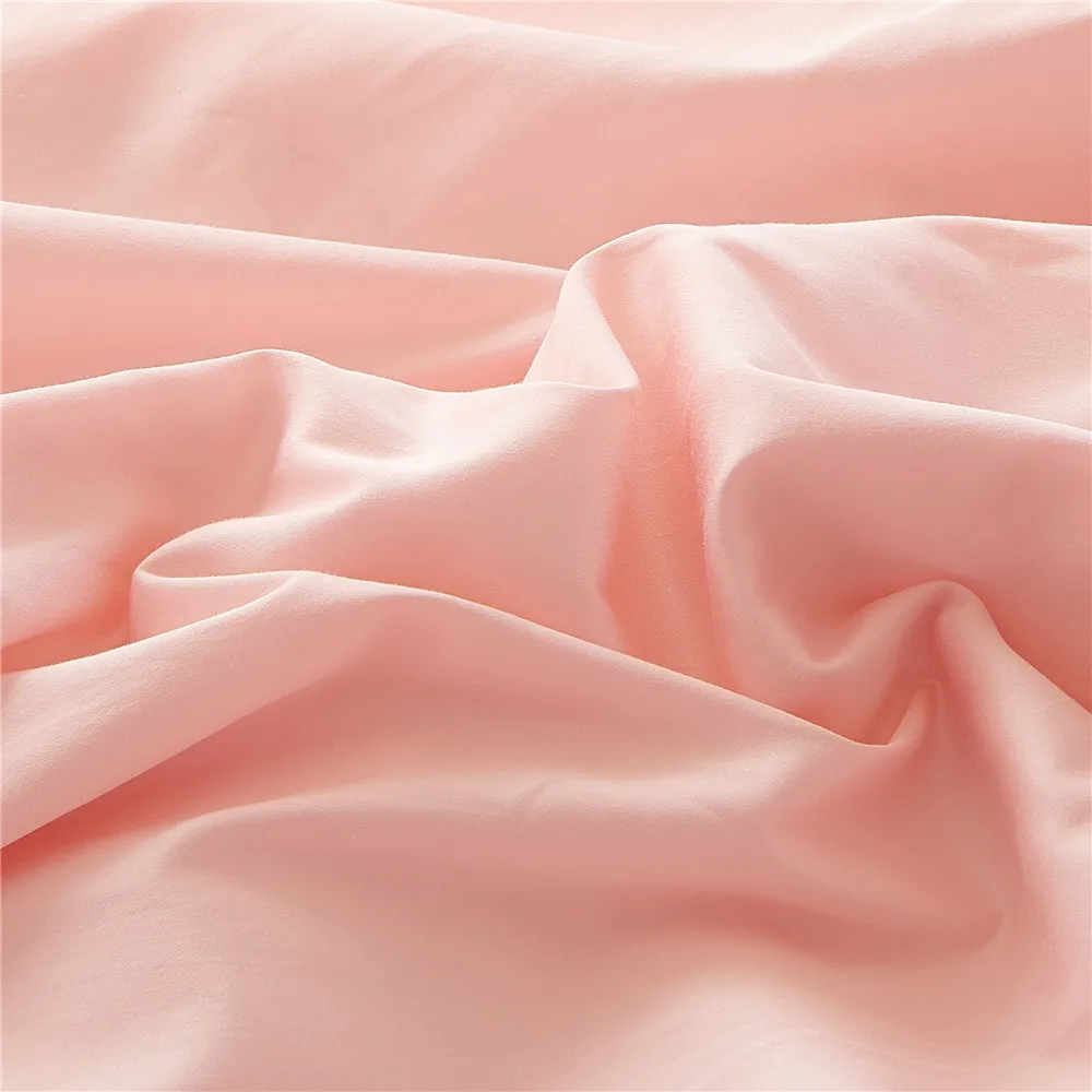 Розовый кружевной свадебный роскошный комплект постельного белья принцессы