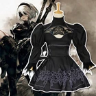 2019 аниме Nier Automata Yorha 2B Косплей Костюм Аниме женский наряд Маскировка Костюм Набор причудливый Хэллоуин для вечевечерние для девочек черное платье