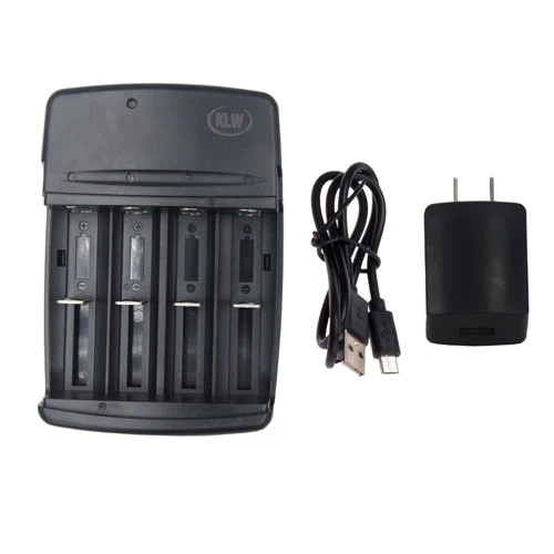 USB Cable US charger 4 слота Смарт USB зарядное устройство для аккумуляторов 1,2 в A AA AAA NiMh NiCd 1,5 В щелочные 3,7 в Li-Ion 26650 18650 зарядное устройство для аккумуляторов - Цвет: USB Cable US charger