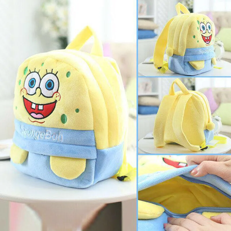 

15 Styles Children Backpack Cartoon Characters Doraemon Totoro Duck Plush Kids School Bag Gift