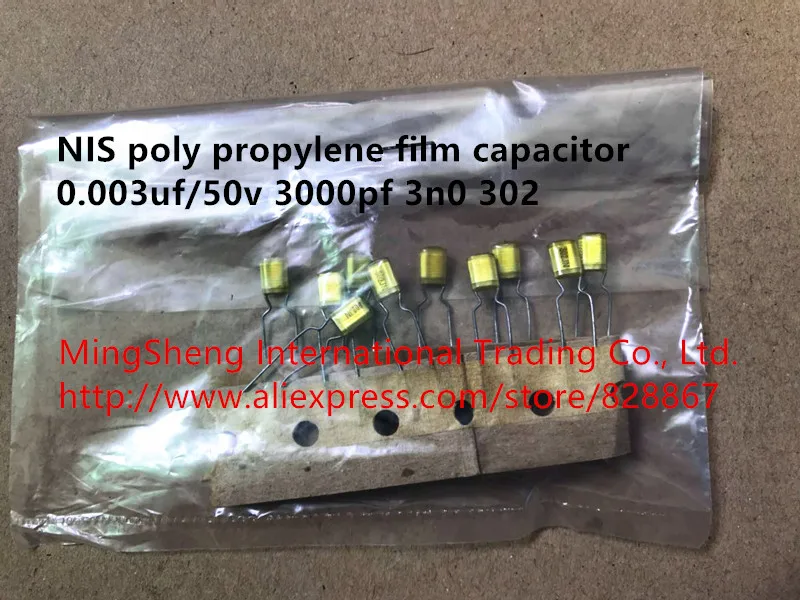 Оригинальный новый 100% полипропиленовый пленочный конденсатор 0.003uf50v 0 003 мкФ/50v