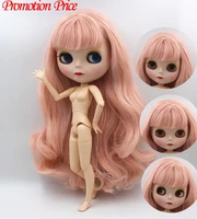 promotion price bjd joint 1tmj diy nude blyth doll birthday gift for girl 4 colour big eyes dolls with beautiful hair cute toy