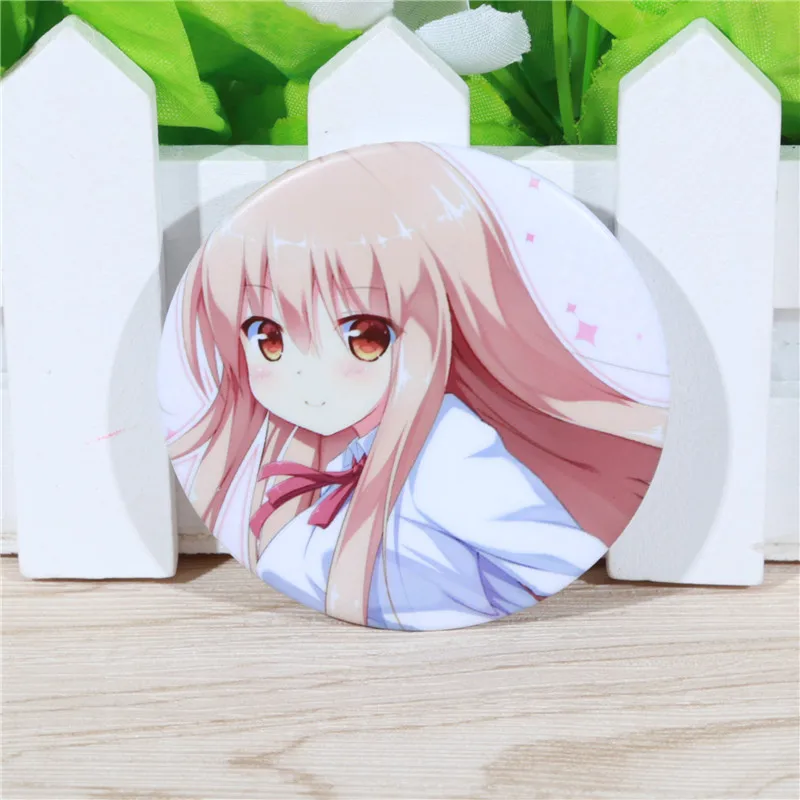 Model A FFFPIN 5,8 см мультфильм Himouto мультипликационный персонаж дома Умару брошь японская сестра нагрудник значок аниме булавка большая монета значок ткань украшение для рюкзака - Окраска металла: Model A