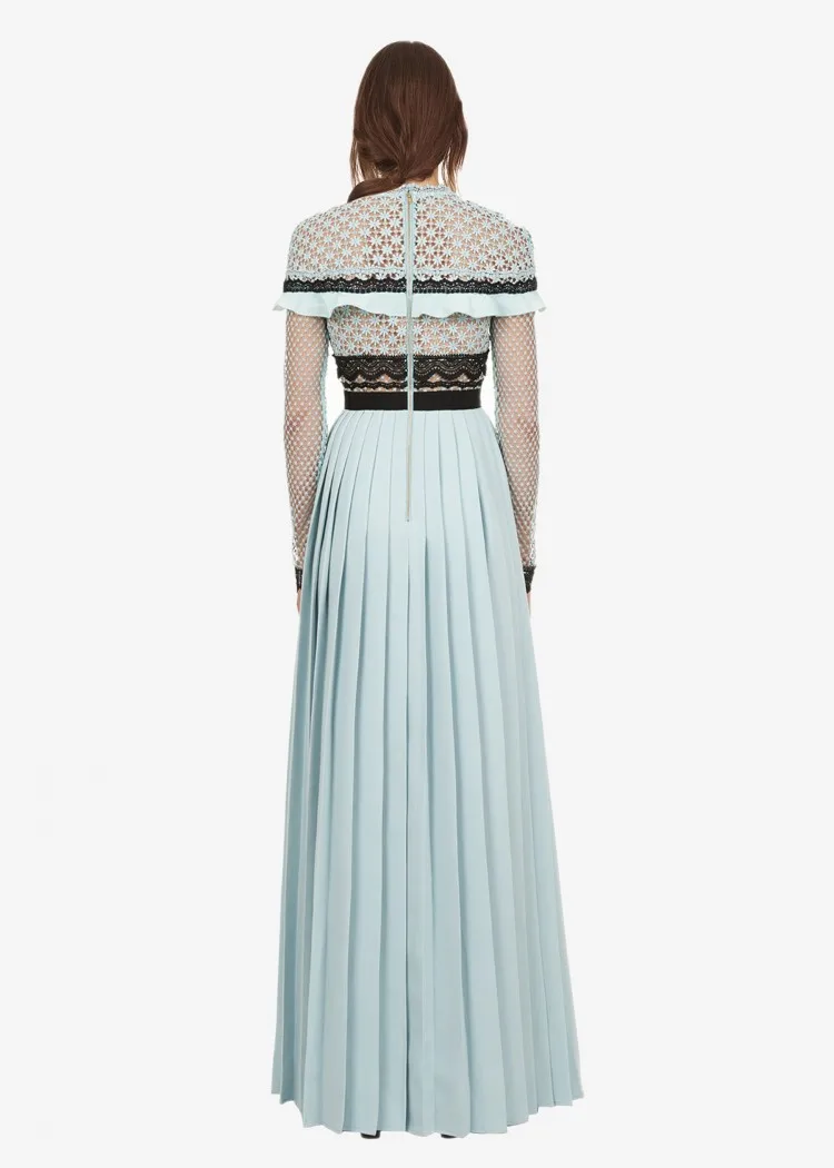 New Autumn Long Dress Elegant Celebrity Fashion Evening Party Sleeve Lace Sexy Women Dresses Женская одежда