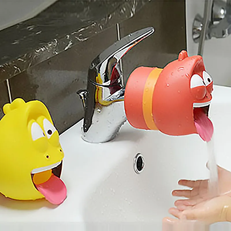 Кран Extender помочь детям ручная Стирка в Ванная комната мультфильм кран аксессуар