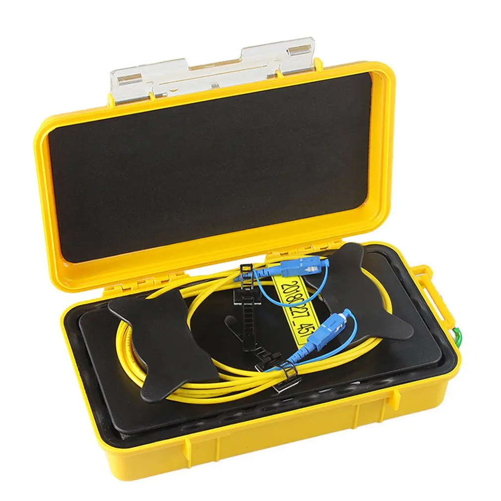 SC/APC одиночный режим 9/125um 1310/1550nm 1000 м OTDR кабель запуска Box удлинитель Тесты