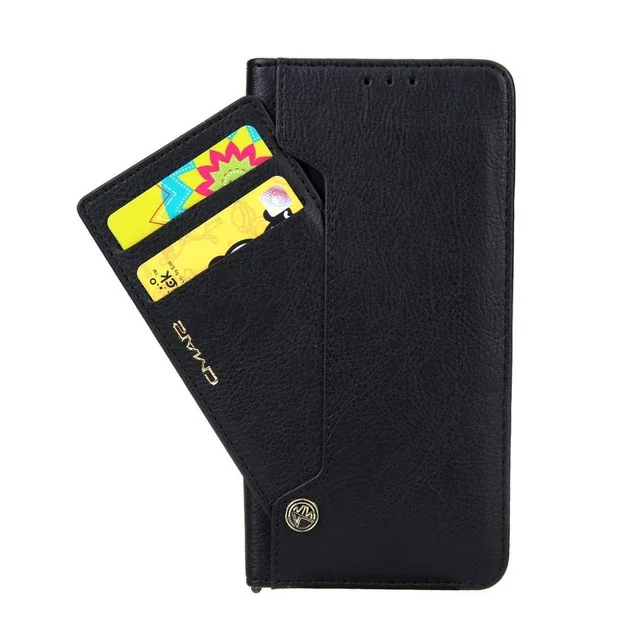 Black Чехол-книжка BuzzLee для Funda huawei mate 20 Pro, роскошный чехол-Кошелек из искусственной кожи для телефона huawei P20 Pro, чехол для huawei P20 Lite - Цвет: Black