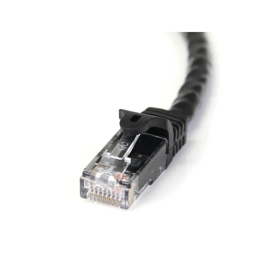StarTech.com кабель де красный Ethernet планка грех энганчес Cat6 Gigabit 5 м-негр U/UTP (UTP) RJ-45 |