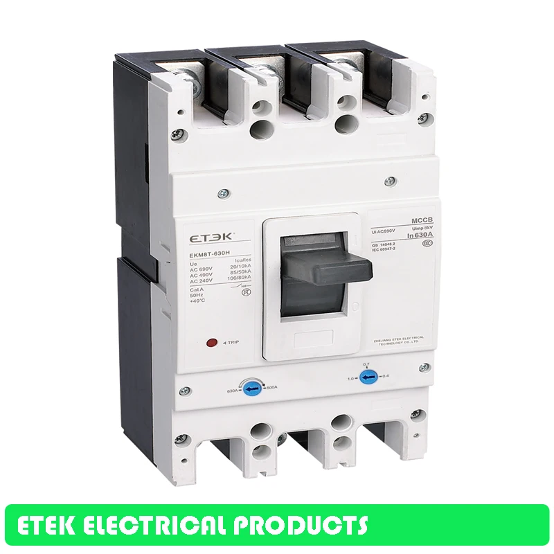 MCCB литые Чехол автомат защити цепи EKM8T-630H 400A 500A 630A