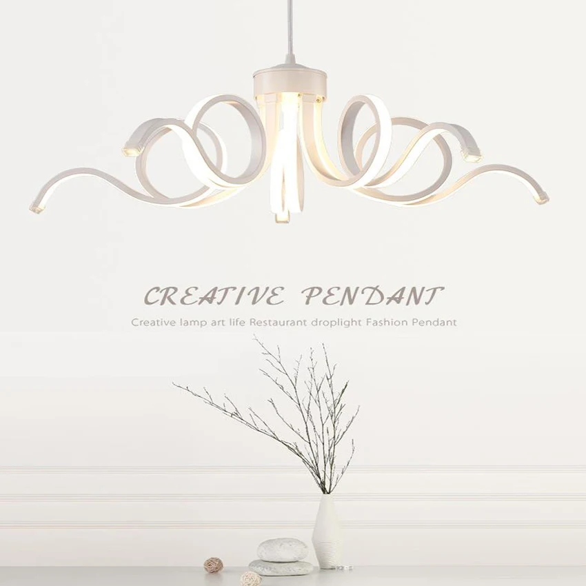 Современная светодиодная люстра в минималистском стиле потолочный светильник