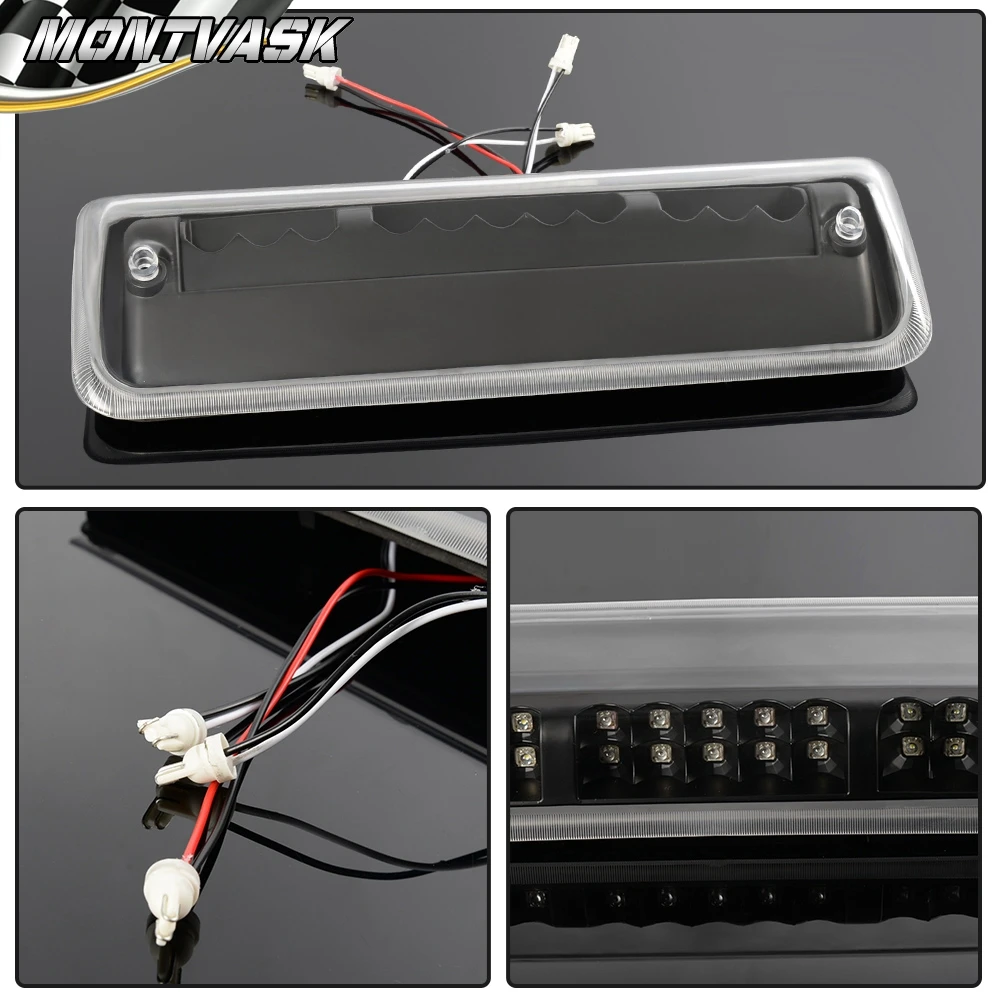 Бесплатная доставка Черный Корпус сзади светодиодный 3RD стоп + брюки карго задний