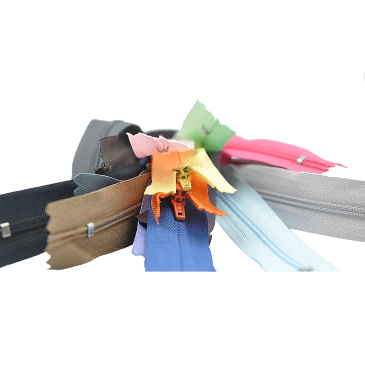 Colorful 3# 20cm Pants Nylon Zipper DIY Handmade Craft Sewing Bag Clothing Accessory 10pcs/lot | Zippers