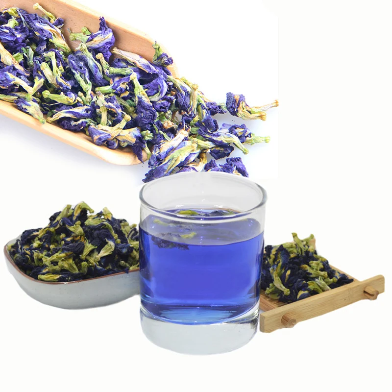 Имитация кухонной игрушки 100г. Clitoria Terna чай. Тайский голубой горох бабочки чай