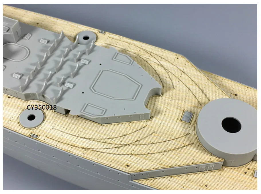 Деревянная колода в масштабе 1/350 для HobbyBoss 86506 Dunkerque модель броненосца Kit