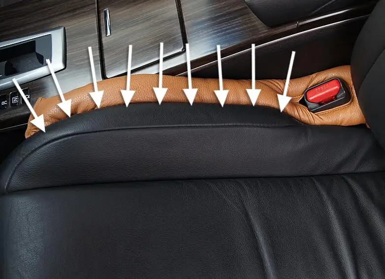 1 шт. искусственная кожа переднее сиденье автомобиля зазор пробка герметичность