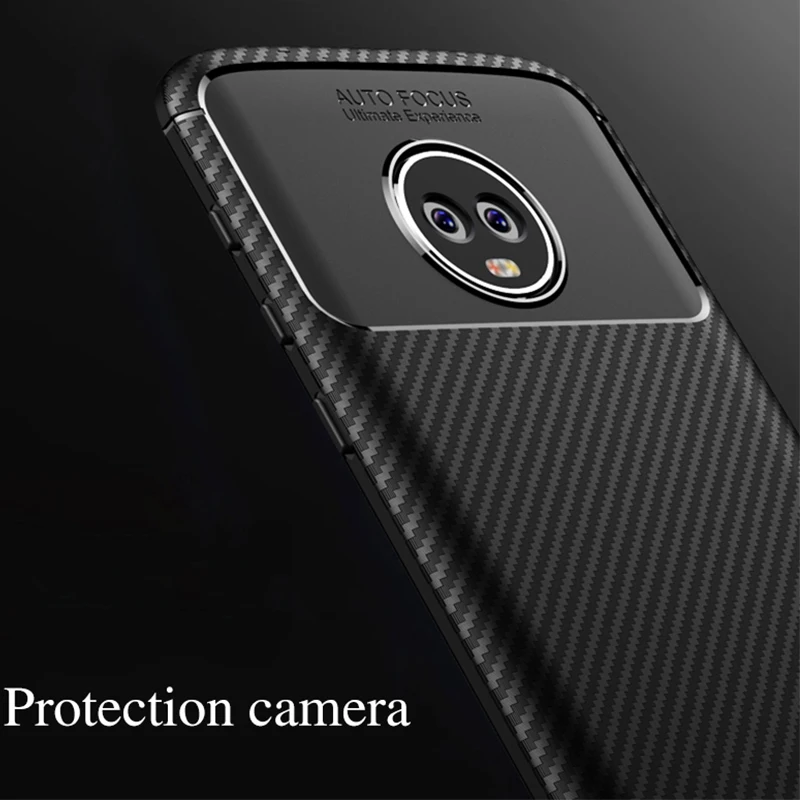 Soft Carbon Fiber Silicone Case for For Motorola Moto G6 G6plus E5 E5plus Plus Z3 Play Z3play Z5play Armor Back Cover Capa Coque |