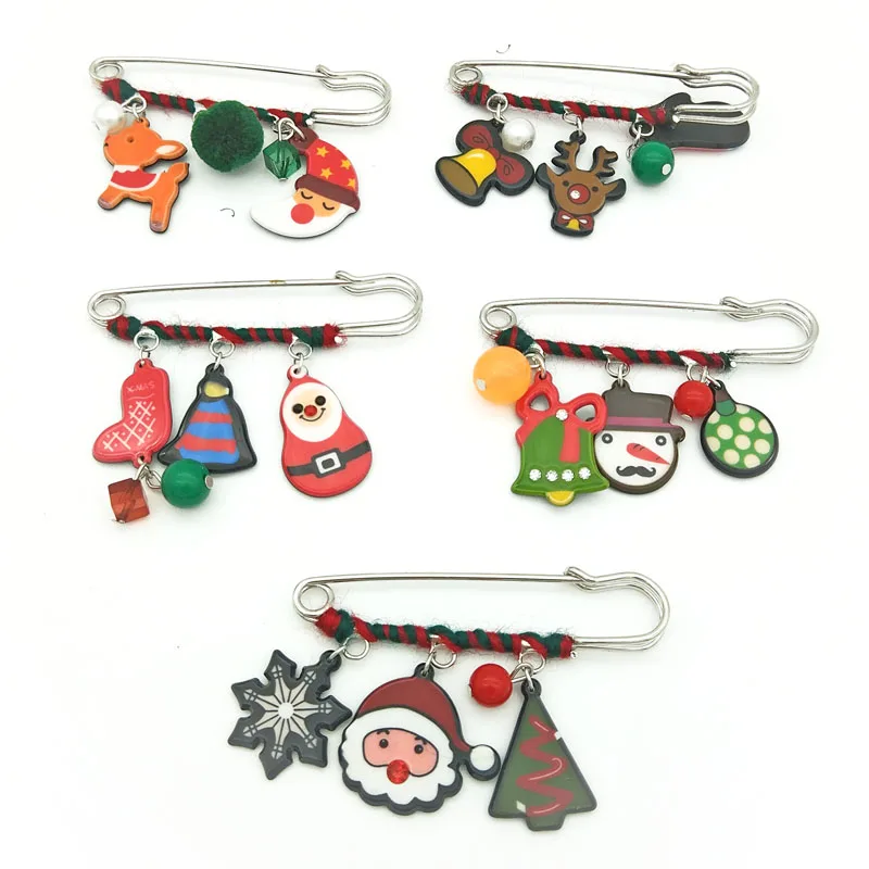 Унисекс рождественские ювелирные изделия Акриловые Мультяшные Подвески