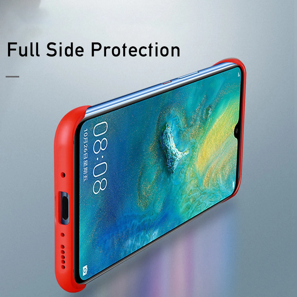 OTAO ультра тонкий Безрамное кольцо чехол для Huawei Mate 20 10 Pro P20 P30 Прозрачный Жесткий
