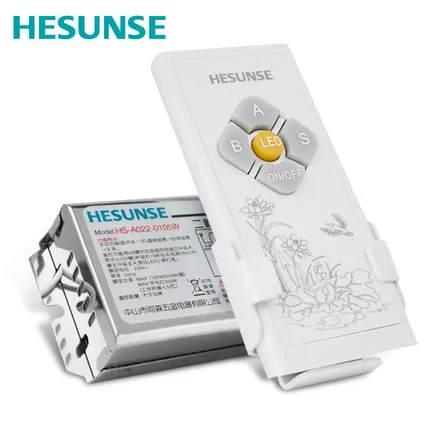 Hesunse предохранитель 433 МГц 2-4 способа дистанционного управления переключатель применяется к светодиодный