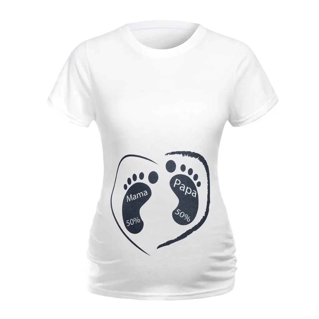 Женские футболки с коротким рукавом SAGACE Одежда для беременных футболка