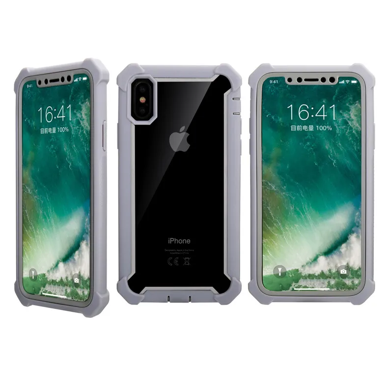 Сверхпрочный защитный чехол для iPhone 11 Pro Max XR XS Max X 8 7 6 6s Plus, прозрачный противоударный чехол