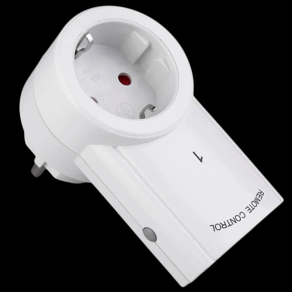 433.92MHz Wireless Remote Control Home House Power Outlet Light Switch Socket +1 EU Connector Plug | Электроника