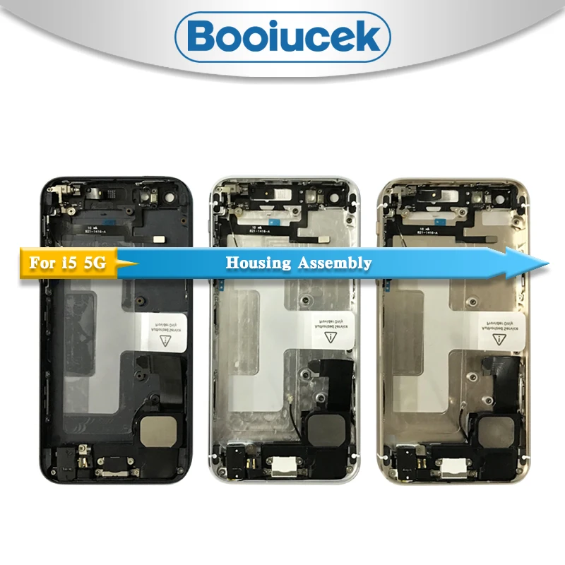 AAA для IPhone 5 5G 5S с гибким кабелем для задней панели корпус Полная сборка крышка батареи дверь задняя средняя рамка Шасси с инструментами