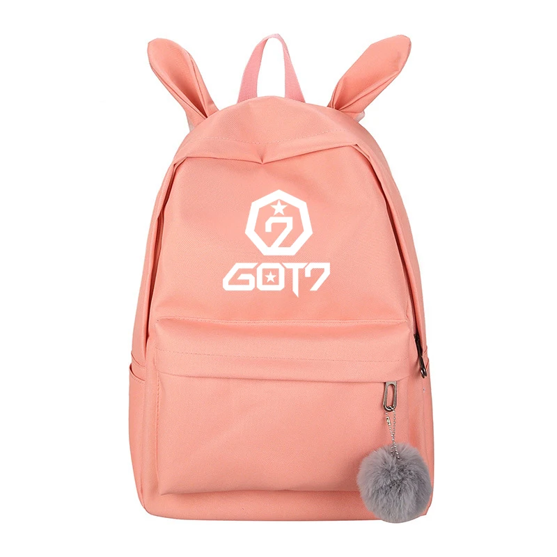 gotT2 Новейший прекрасный Exo Got7 рюкзак для женщин Wanna One Blackpink Monsta X Twice холст школьная дорожная сумка рюкзак Sac Dos Femme - Цвет: gotT2