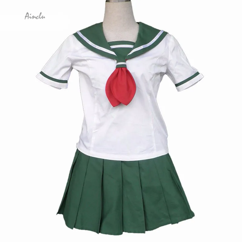 Ainclu InuYasha феодальная сказка Kagome Higurashi Косплей Костюм Аниме Костюмы Школьная